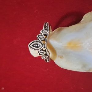 Silver Tiara Ring